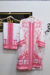 pink TesseraLuxe2-Piece Stitched banna dora lawn Suit