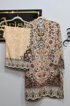 Woven Wave 2-Piece Stitched baana dora Lawn Suit