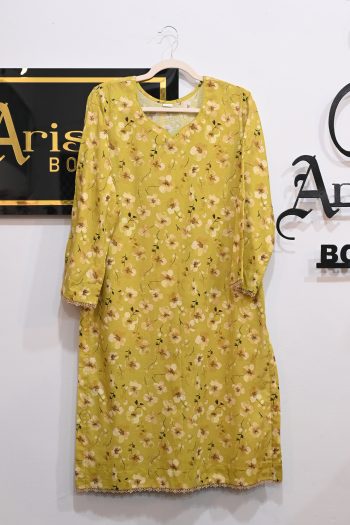 Ocean Mist 3-Piece Stitched  baana dora Lawn Suit