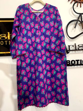 Ocean Mist 3-Piece Stitched  baana dora Lawn Suit