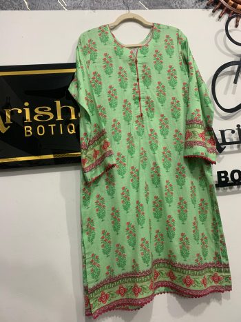 Ocean Mist 3-Piece with Stitched Lawn Suit