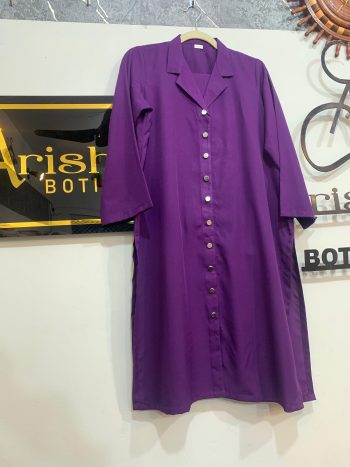 premium elegant Two piece with stitched row silk suit