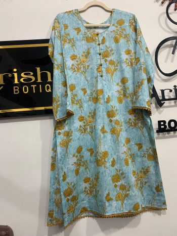 Ocean dream Two piece with stitched lawn suit